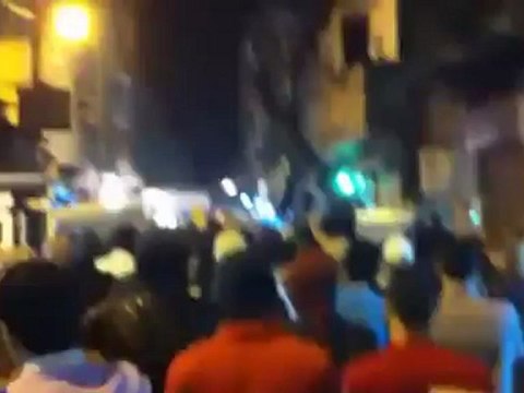 فري برس دمشق مظاهرة حاشدة في شارع الاصمعي دمشق جوبر 15 4 2012 ج3 Damascus