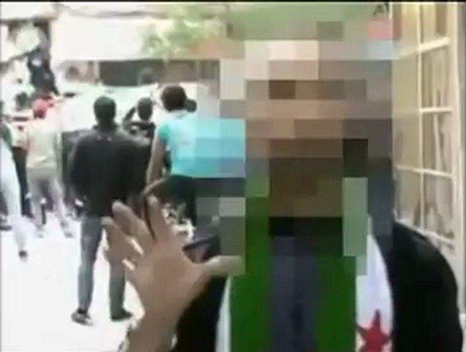فري برس دمشق حي التضامن تقرير من داخل المظاهرة عن التضامن 15 4 2012 Damascus