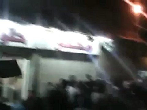 فري برس دمشق الحجر الأسود مظاهرة مسائية 15 4 2012 ج1 Damascus