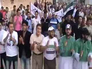 فري برس إدلب الركايا مظاهرة رائعة 15 4 2012 ج1 Idlib