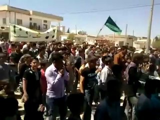 فري برس ادلب  زردنا نصرة لحلب الملتهبة وحمص المنكوبة 15 4 2012 Idlib