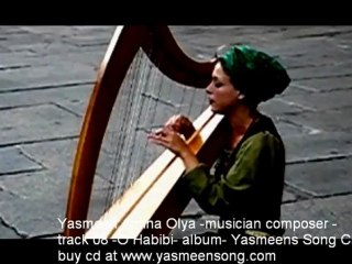 Belle Jeune Fille Joue de La Harp à strasbourg