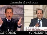 Hollande-Sarkozy : on refait le match Vincennes-Concorde