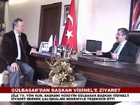 Zile tv Hüseyin gülbasar başkan lütfi vidinel ziyareti zileweb.com
