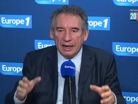 Bayrou : aucun contact avec Hollande et Sarkozy
