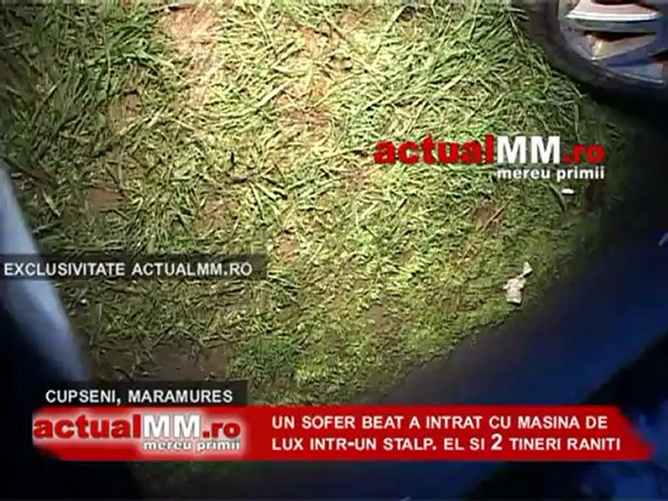 accident grav cupseni trei tineri raniti