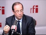 François Hollande, candidat socialiste à l'élection présidentielle