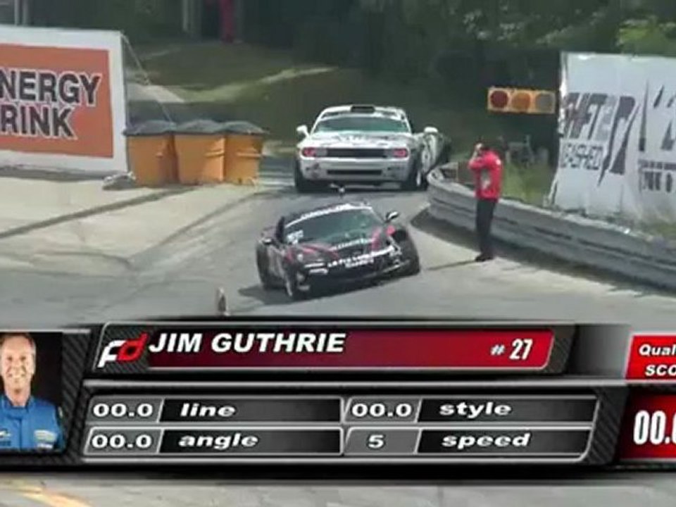 LUKE LONBERGER at Formula Drift Round 4, Wall Stadium NJ, Top 32 (1st run)