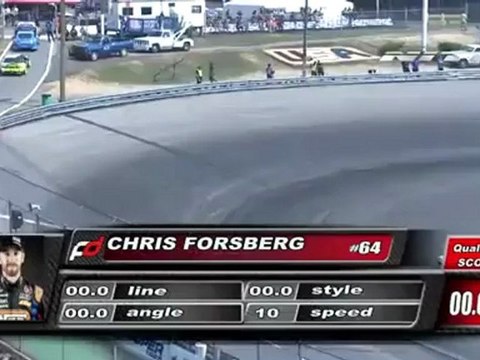 CHRIS FORSBERG at Formula Drift Round 4, Wall Stadium NJ, Top 32 (1st run)
