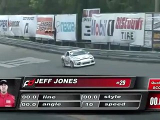 JEFF JONES at Formula Drift Round 4, Wall Stadium NJ, Top 32 (2nd run)