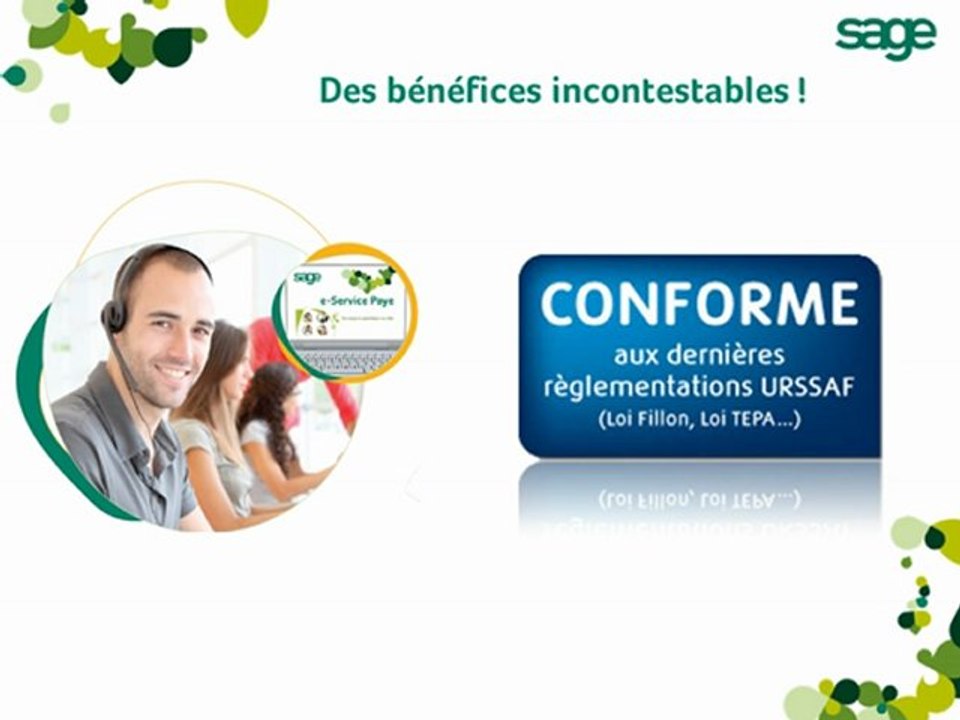 Démonstration du service Sage e-Service Paie