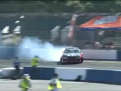 TOSHIKI YOSHIOKA during session 1 of qualifying for Formula Drift Round 5