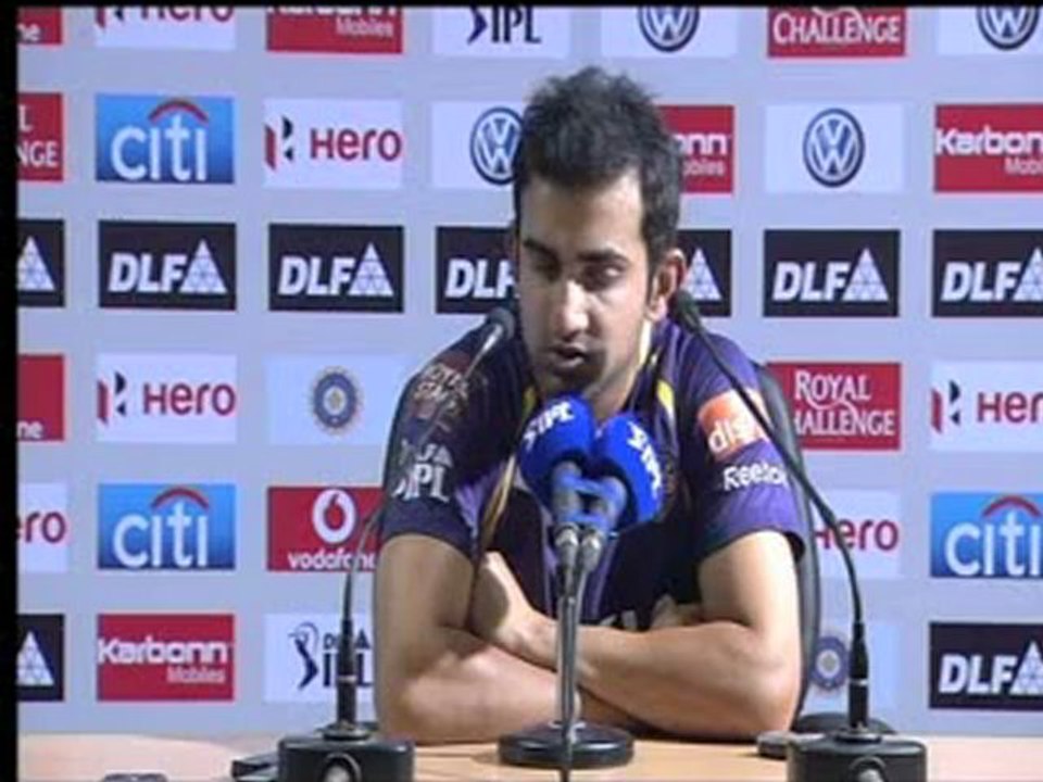 Gautam Gambhir Post match PC 16 April