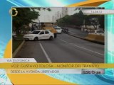 Reporte del tráfico desde la av. Libertador