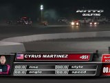 CYRUS MARTINEE  During Qualifying for Top 32 @Formula Drift Las Vegas 2011 (second run)