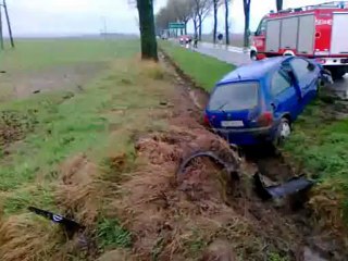 Wypadek na trasie Bojanów - Sudół