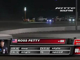 WALKER WILKERSON  During Qualifying for Top 32 @Formula Drift Las Vegas 2011 (first run)