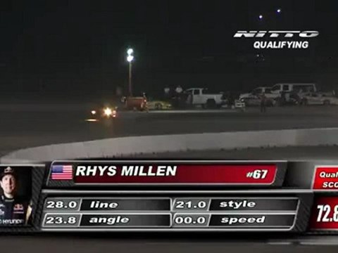 TOSHIKI YOSHIOKA During Qualifying for Top 32 @Formula Drift Las Vegas 2011 (first run)