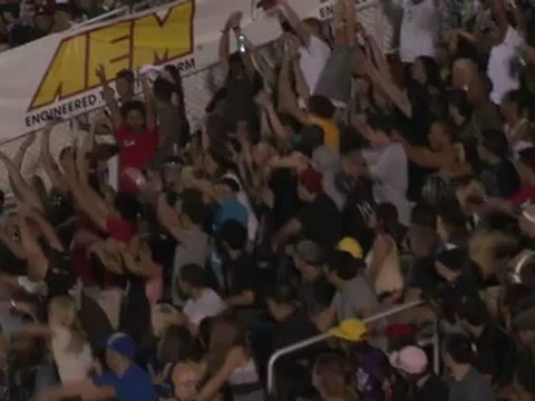 RHYS MILLEN vs PATRICK MORDAUNT during Top 16 @ Formula Drift Las Vegas 2011