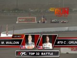 MATT WALDIN vs CONRAD GRUNEWALD  during qualifying for Top 16 @ Formula Drift Las Vegas 2011