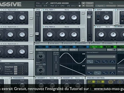 Tuto MAO Massive Native Instruments Partie 2