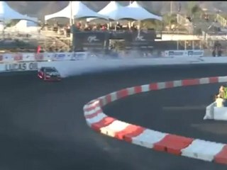 TOSHIKI YOSHIOKA @ Formula Drift Round 7 During 1st Run of Qualifying for Top 32