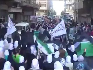 فري برس حمص الملعب البلدي حاشدة ورائعة 15 4 2012 ج1 Homs