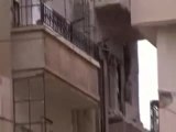 فري برس حمص القرابيص والدمار الذي نزل بلحي من القصف الاسدي 15 4 2012 ج7 Homs