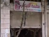 فري برس حمص القرابيص والدمار الذي نزل بلحي من القصف الاسدي 15 4 2012 ج2 Homs