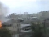 فري برس المركز الإعلامي السوري حمص هام جداً جداً إنفجار في حي الخالدية 15 4 2012 Homs