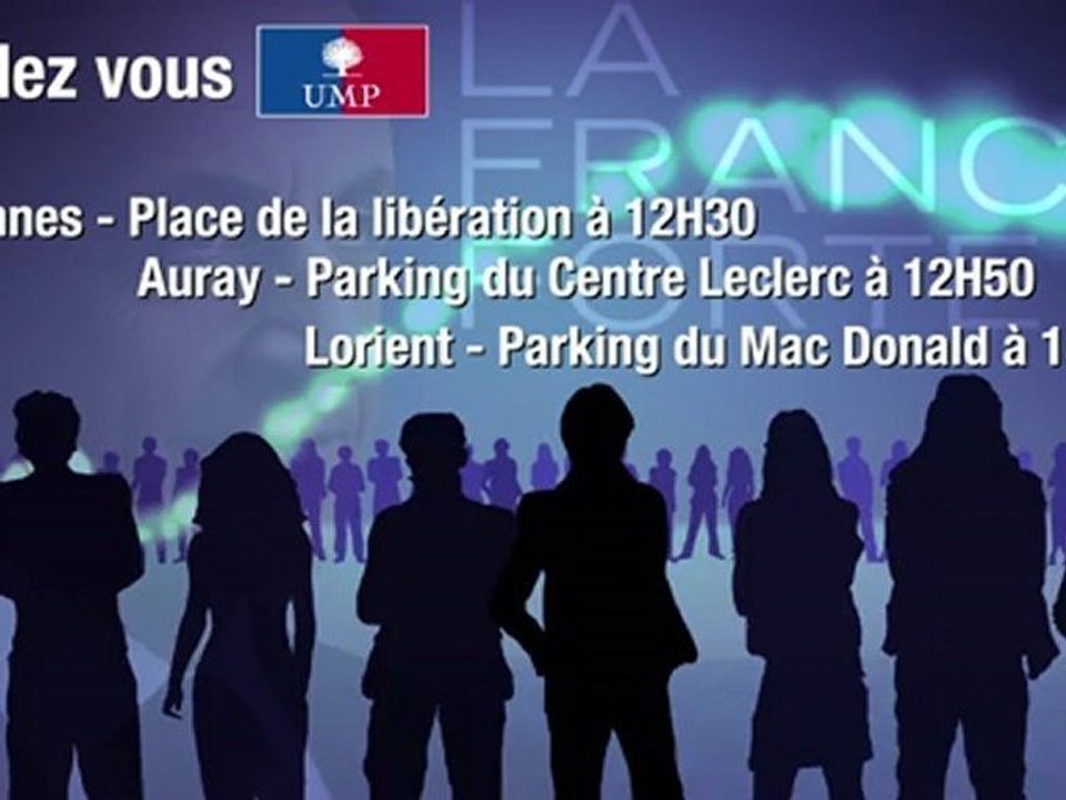 J-6 Nicolas Sarkozy à Morlaix le 17 Avril 2012