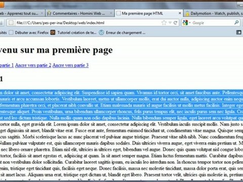 Les liens et les ancres