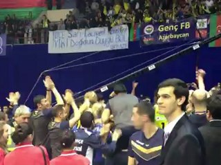 Fenerbahçe Universal şampiyonluk sevinci...