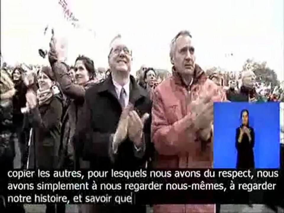 François Hollande à Vincennes : "La grandeur de l'Histoire"