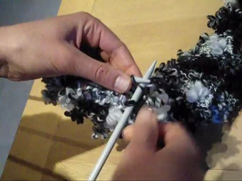 Comment tricoter la laine flower de Grundl ? tuto pour tricoter une écharpe originale facilement