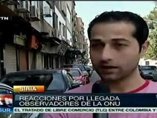 Observadores de ONU llegaron a Siria