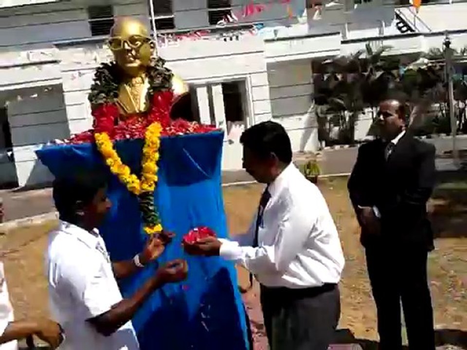 Dr B. R.AMBEDKAR  Statue opening event at DR.AMBEDKAR LAW UNIVERSITY