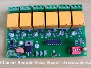 6 channel Remote Relay Board - An Intro