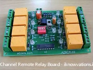 8 channel Remote Relay Board - An Intro