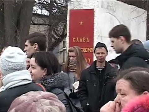 Митинг протеста, Фряново, Московская обл., 8 апреля 2012 г.
