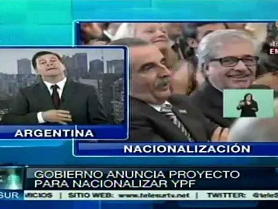 Parlamento argentino analizará recuperación de YPF