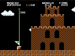 Super Mario Brothers (NES) Playthrough World 3-1 Through 3-4