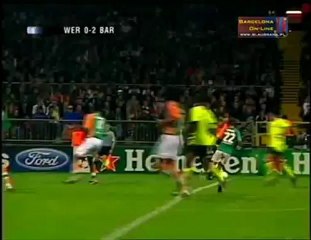 Werder Brema - FC Barcelona 0:2 14//09//2005 - Liga Mistrzów: faza grupowa (1. kolejka)
