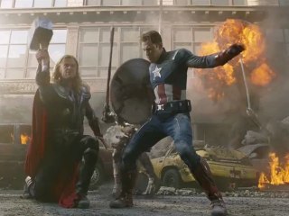 Avengers - Extrait 3 - Combat Captain America et Thor [VOST|HD]