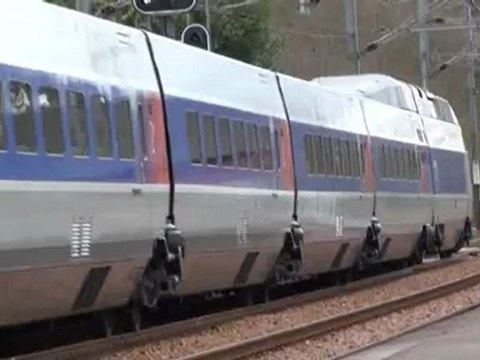 Arrivée en gare du tgv Paris