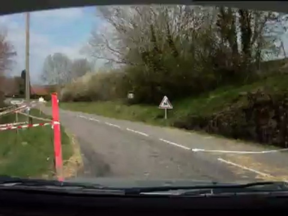 Rallye Monts du Lyonnais 2012 ES6 8 ème temps