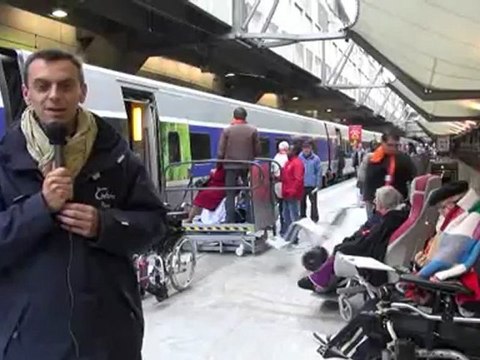 LOURDES 2012 Au départ pour Lourdes