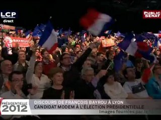 François Bayrou en meeting à Lyon !