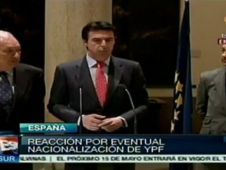 España considera gesto de hostilidad nacionalización de YPF