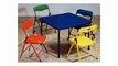 Children's Folding Table & Folding Chairs Furniture Set